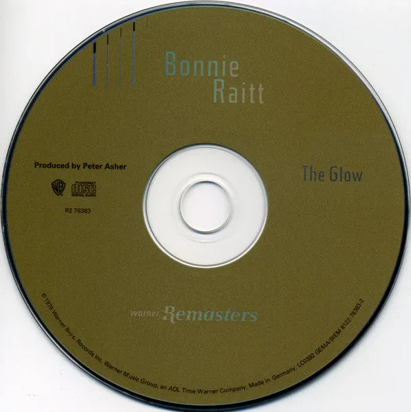 Bonnie Raitt The Glow CD rimasterizzato usato VG+