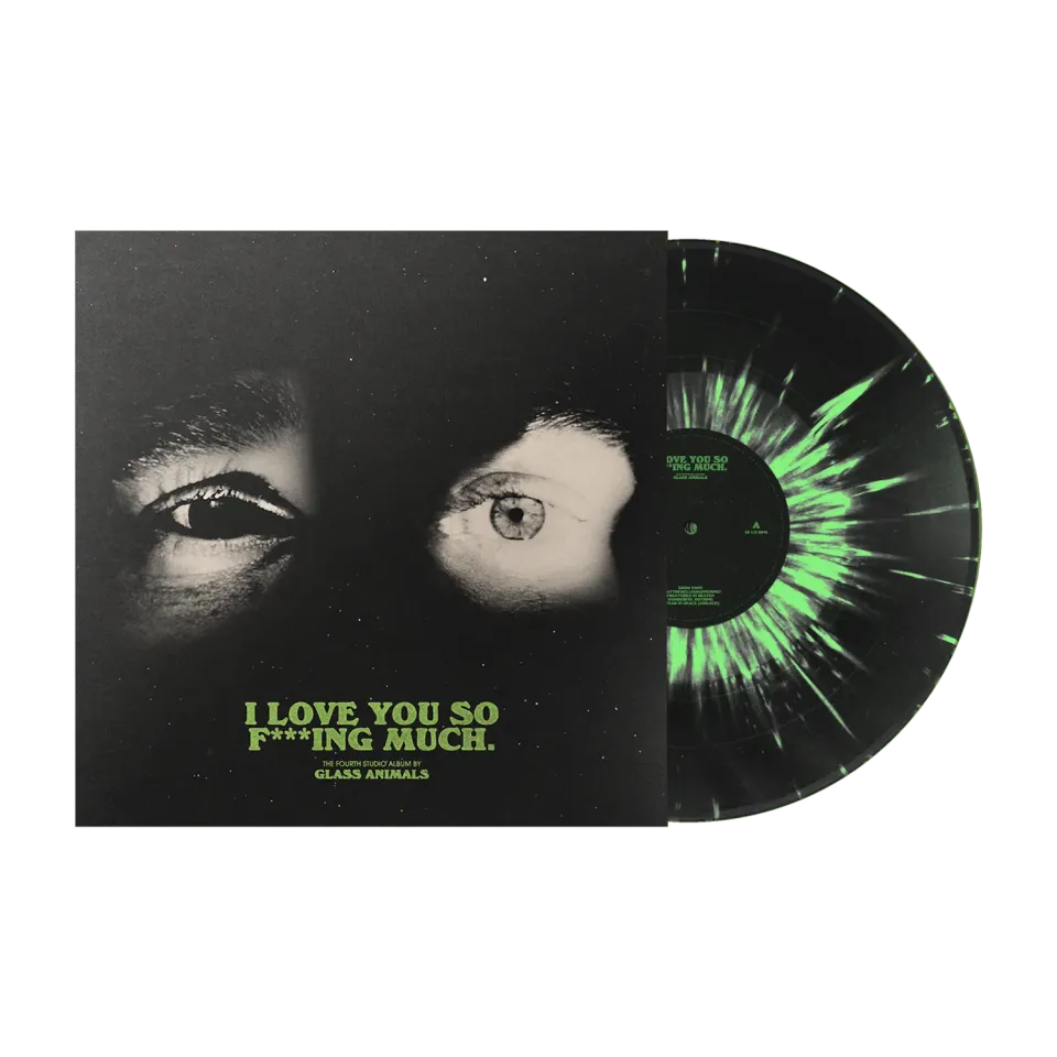 Polydor Glass Animals I Love You So F***ing Much LP splatter nero verde