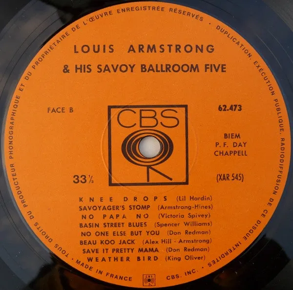 Louis Armstrong V.S.O.P. Vol. 4 LP compilation