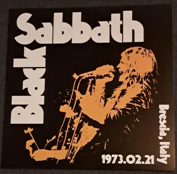 Black Sabbath Brescia 1973 vinile LP live hard rock