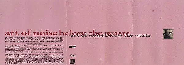Art Of Noise Below The Waste CD VG+ ambient