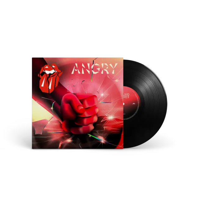 Polydor Rolling Stones Angry singolo 10 pollici limited