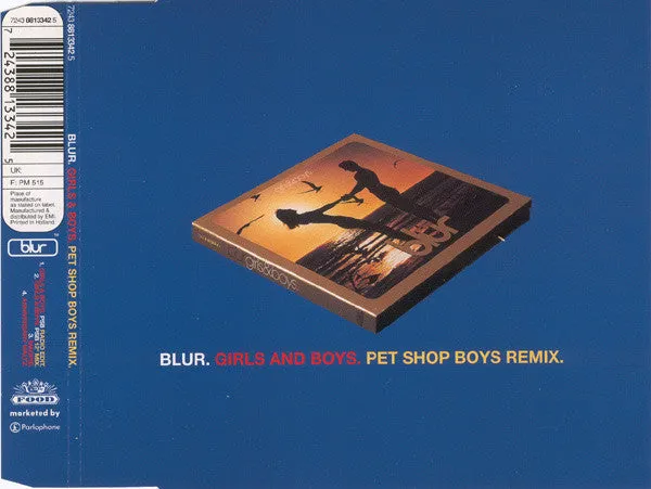 Blur Girls & Boys singolo CD remix Pet Shop Boys VG+