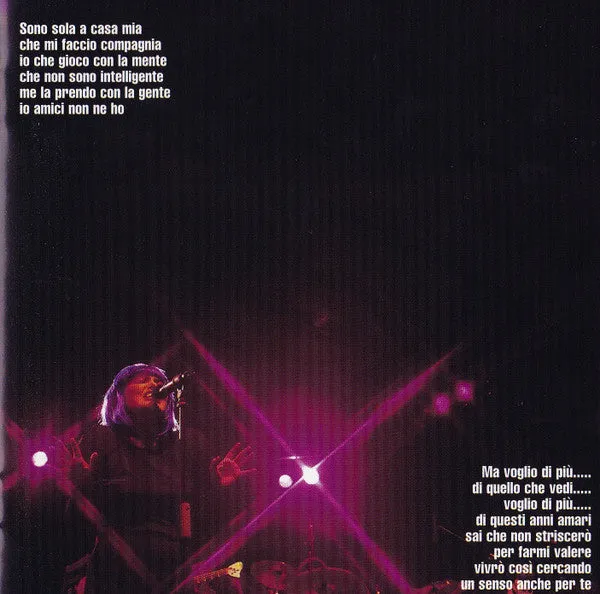 Loredana Bertè Decisamente Loredana CD album live 1998