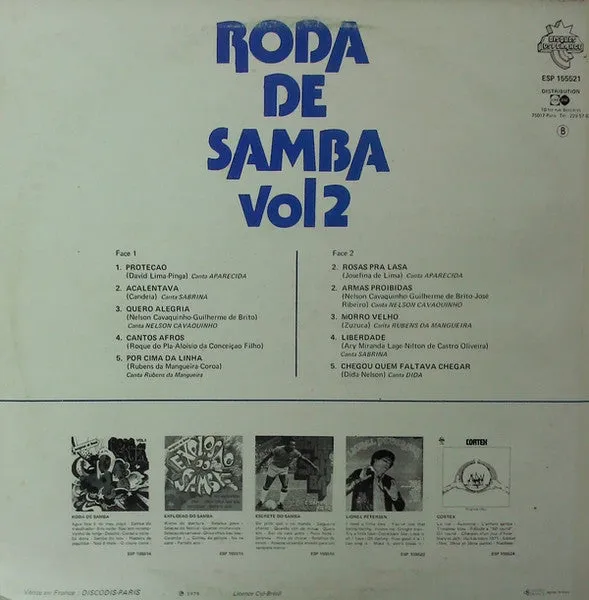 Various Roda De Samba Vol 2 LP samba 1975