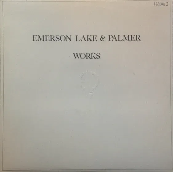 Emerson Lake Palmer Works Volume 2 vinile LP prog