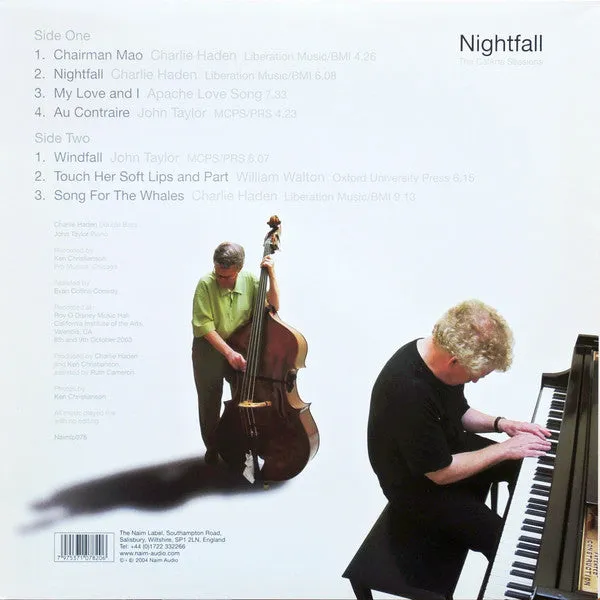Charlie Haden John Taylor Nightfall LP vinile duo