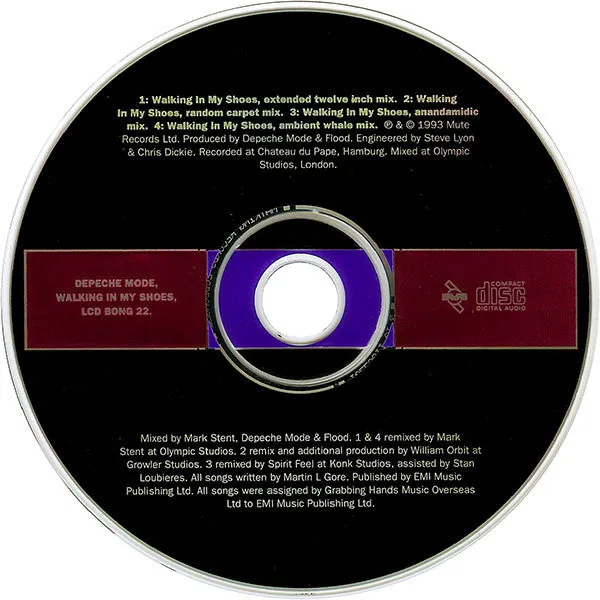 Depeche Mode Walking In My Shoes CD singolo digipak