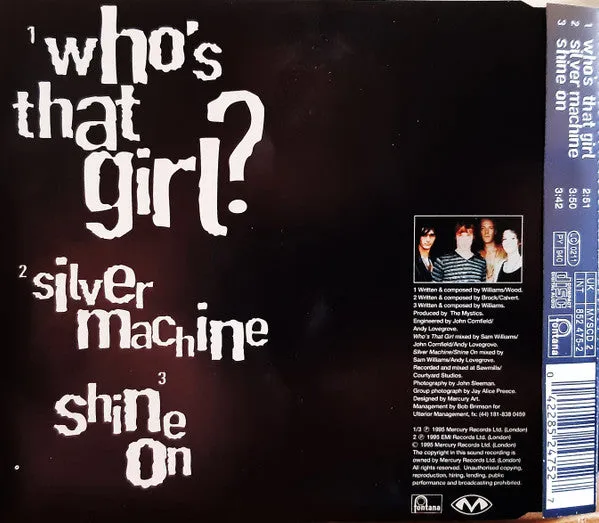 The Mystics Who's That Girl CD singolo usato VG+