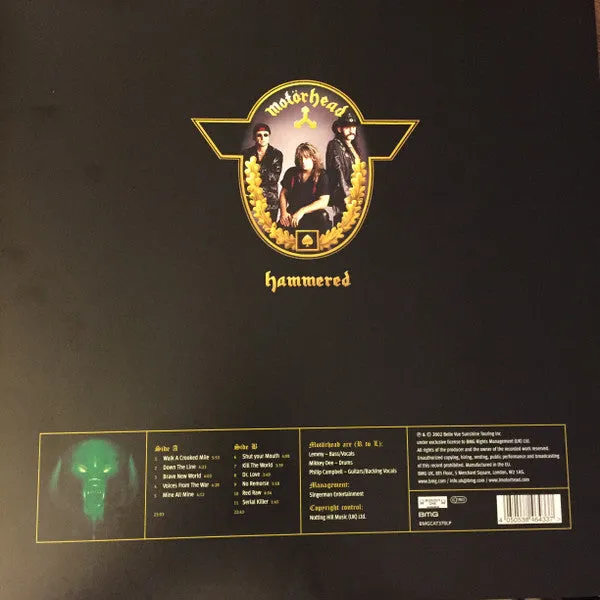 Motörhead Hammered vinile LP ristampa heavy metal