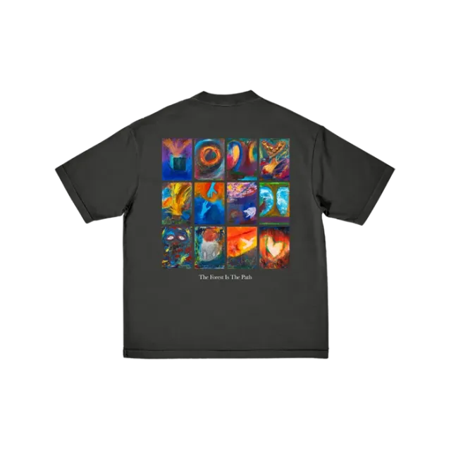 Polydor Black Art maglietta cotone stampa schiena