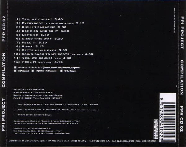 FPI Project Compilation CD usato NM
