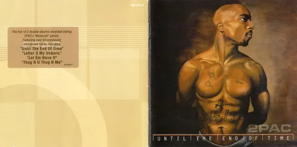 2Pac Until The End Of Time doppio CD gangsta VG+