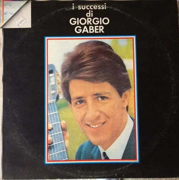 Giorgio Gaber I Successi LP vinile 1978 Ricordi