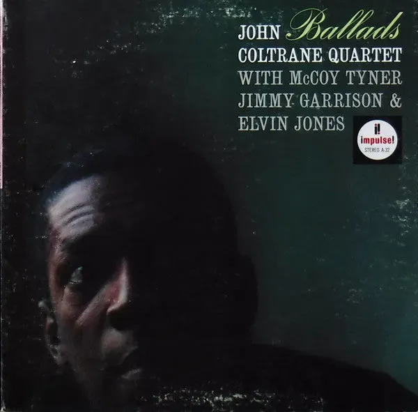 John Coltrane Quartet Ballads LP ristampa green modal