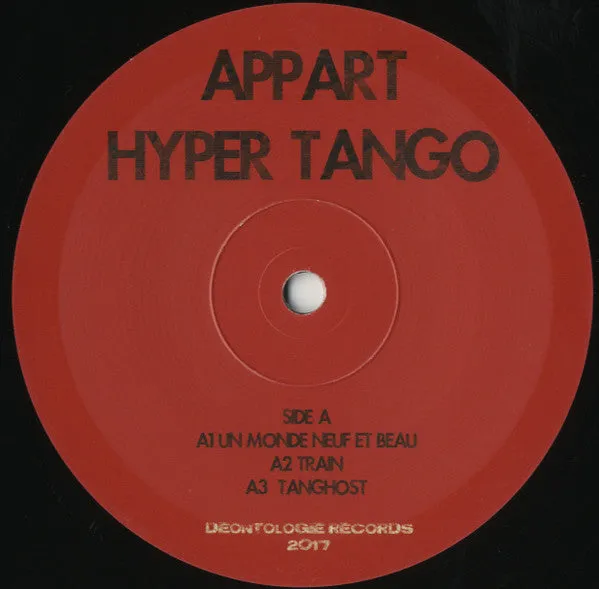 A.P.P.A.R.T Hyper Tango doppio vinile 2x12’ numerato