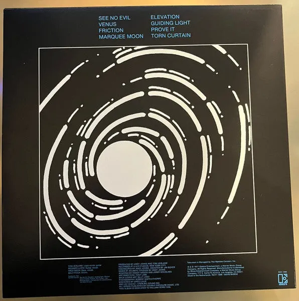 Television Marquee Moon vinile LP ristampa Ultimate