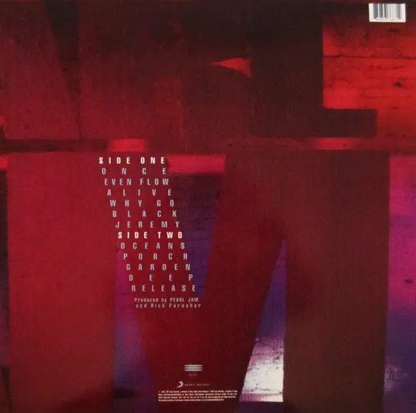 Pearl Jam Ten vinile LP ristampa EU nuovo