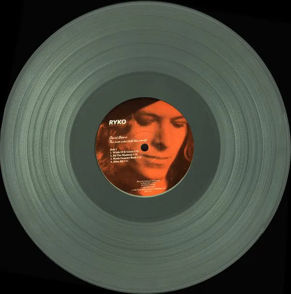 David Bowie The Man Who Sold The World vinile LP clear 1990