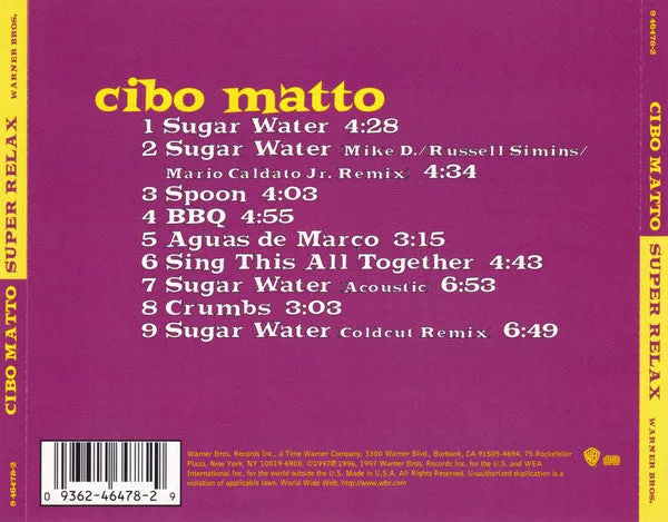 Cibo Matto Super Relax CD EP Warner 1997