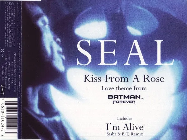 Seal Kiss From A Rose CD singolo 1995 Batman