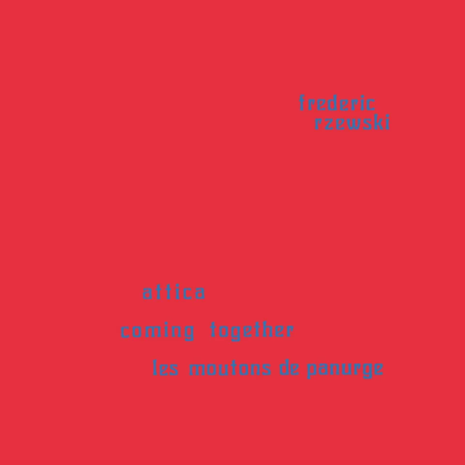 Black Sweat Records Rzewski Coming Together Attica vinile