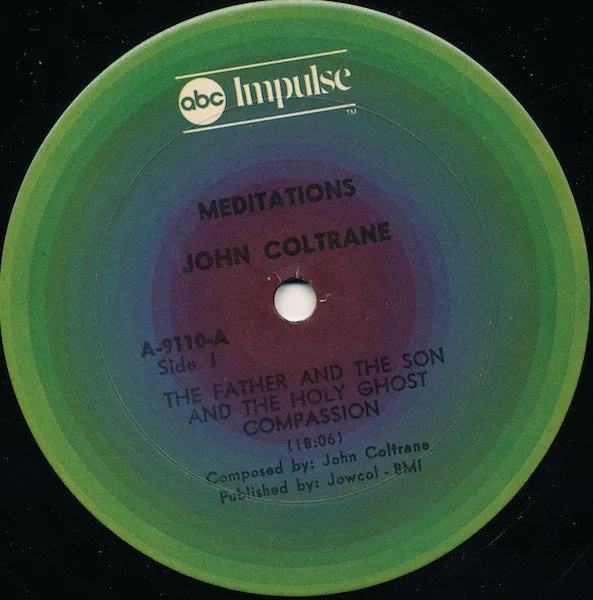 John Coltrane Meditations LP ristampa gatefold free jazz