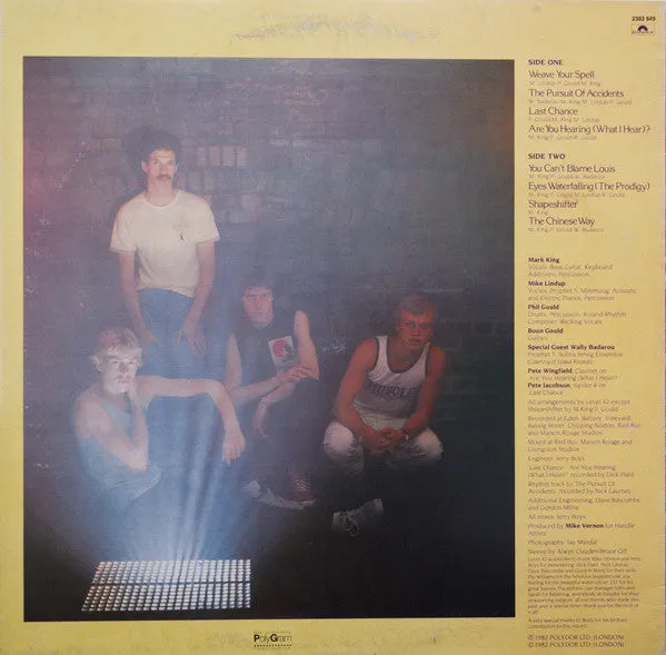 Level 42 The Pursuit Of Accidents vinile LP funk