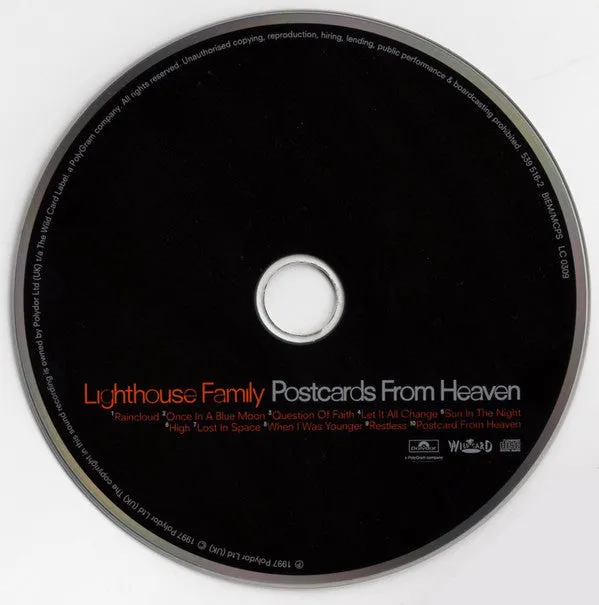 Lighthouse Family Postcards From Heaven CD 1997 soul