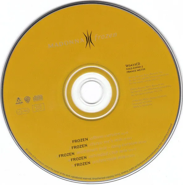 Madonna Frozen CD maxi singolo 5 remix