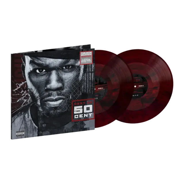 50 Cent Best Of vinile rosso marmo 2LP