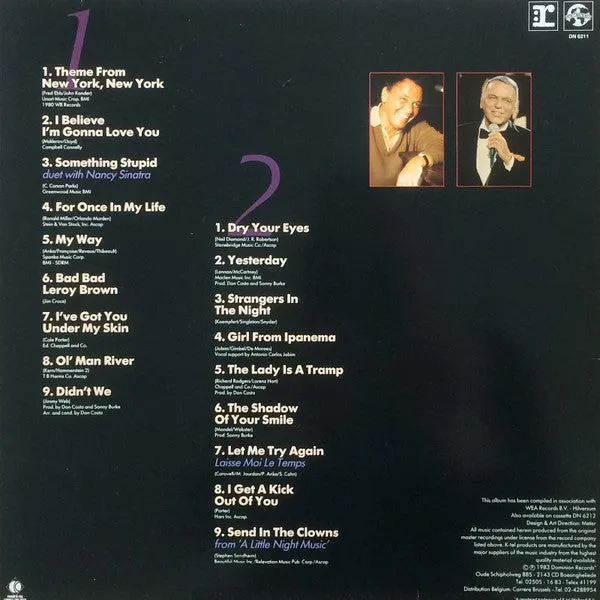 Frank Sinatra The Voice vinile LP compilation gatefold