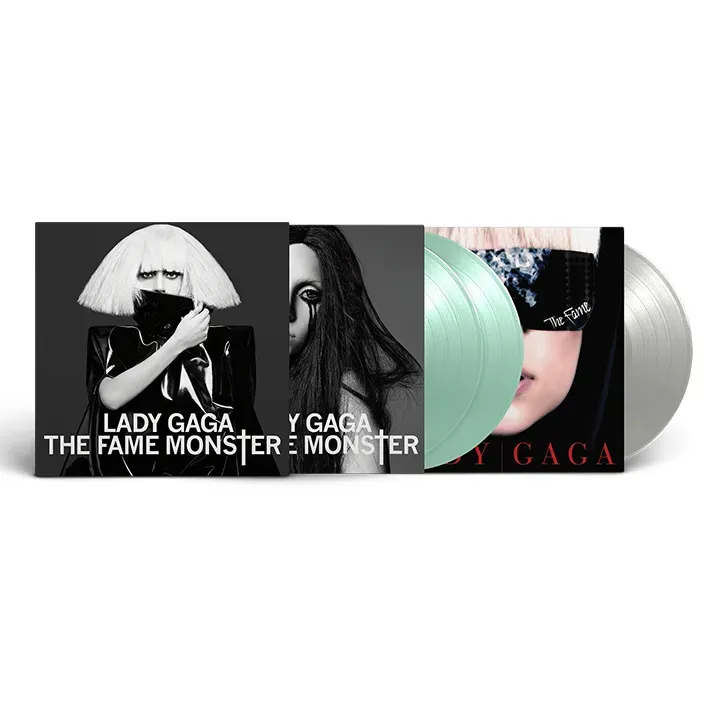 Lady Gaga The Fame Monster vinile 3LP silver clear