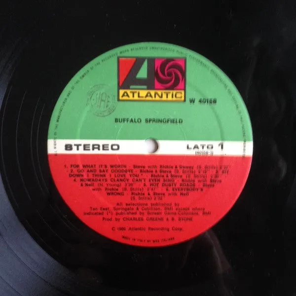 Buffalo Springfield LP ristampa VG+ folk rock