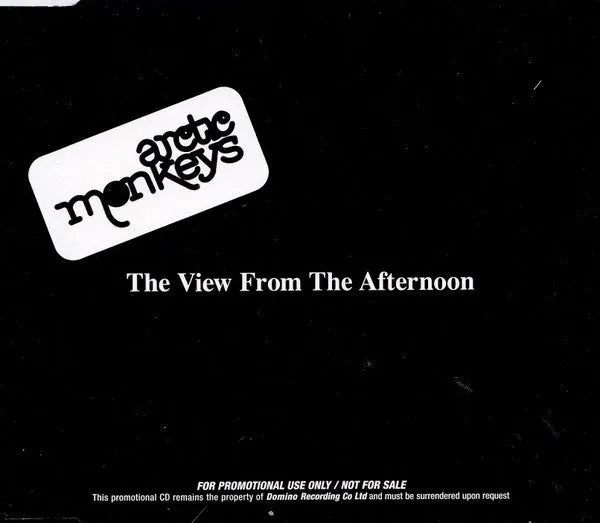 Arctic Monkeys The View From The Afternoon CD singolo promo