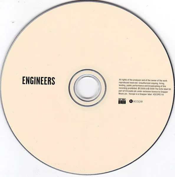 Engineers Three Fact Fader CD album digipak limitato