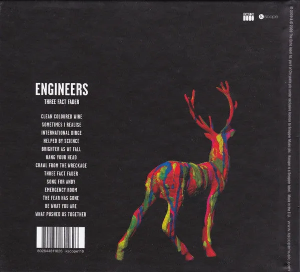 Engineers Three Fact Fader CD album digipak limitato