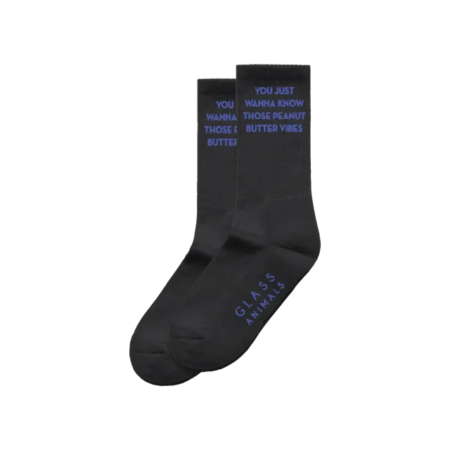 Polydor Records Black Zaba calzini neri unisex
