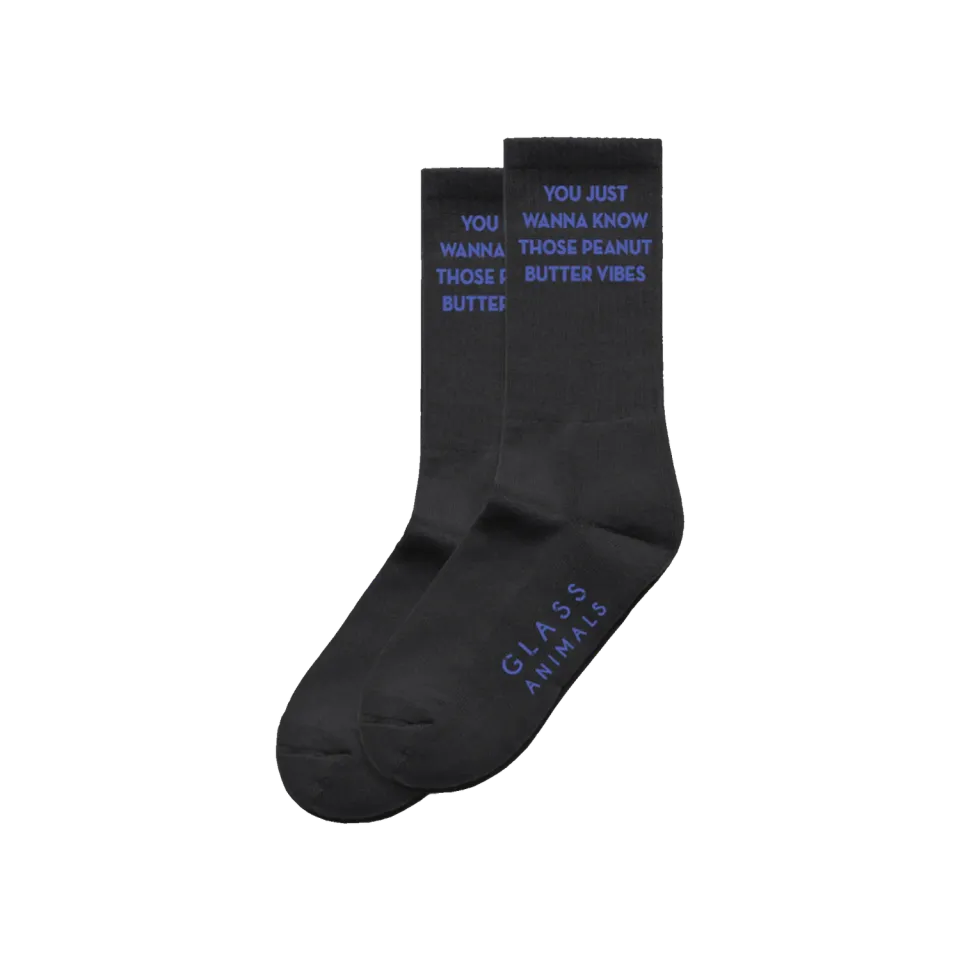 Polydor Records Black Zaba calzini neri unisex