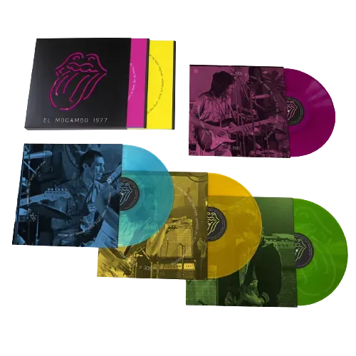 Polydor Rolling Stones El Mocambo cofanetto 4LP colorato