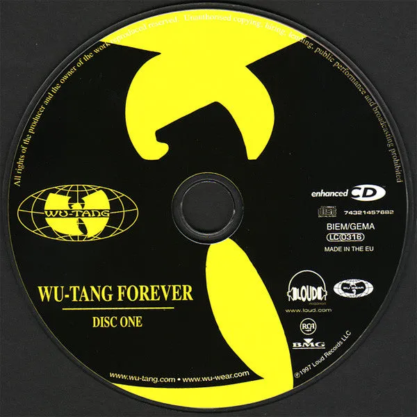 Wu-Tang Clan Wu-Tang Forever CD doppio hardcore