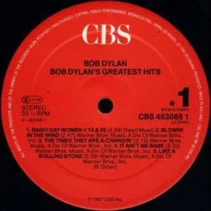Bob Dylan Greatest Hits vinile LP Olanda blues rock