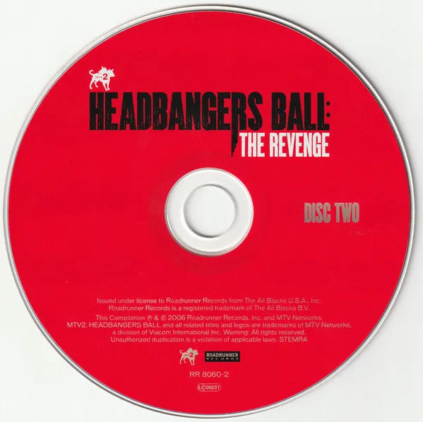 MTV2 Headbanger's Ball Revenge doppio CD metal