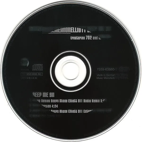 Missy Elliott Beep Me 911 CD maxi usato VG+ house