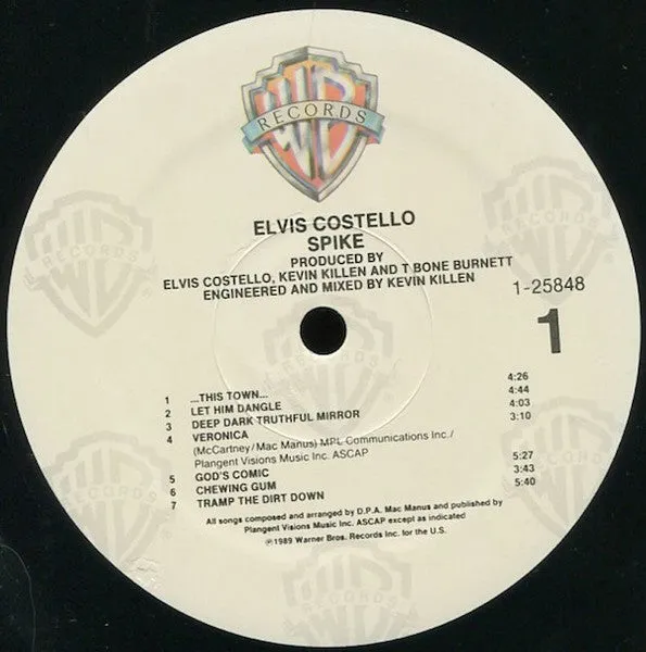Elvis Costello Spike LP vinile US 1989 alternative rock