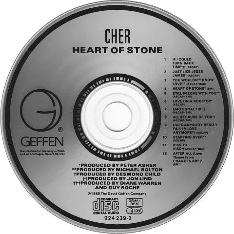 Cher Heart Of Stone CD usato pop rock