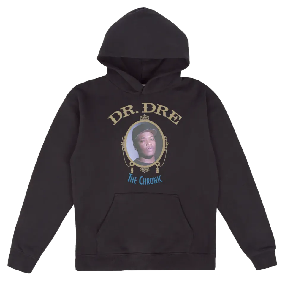 Dr. Dre The Chronic felpa cappuccio nera