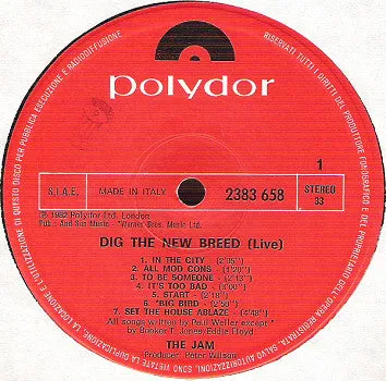 The Jam Dig The New Breed vinile LP live mod italiano