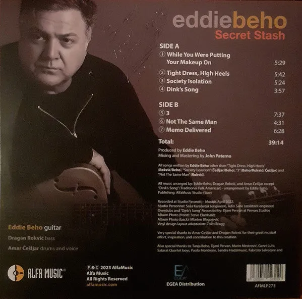 Eddie Beho Secret Stash vinile LP Mint fusion