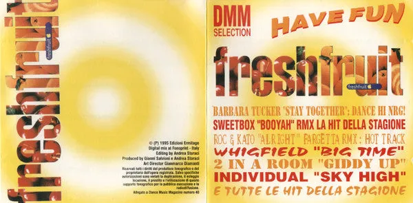 Various Freshfruit CD compilation mixed house 1995